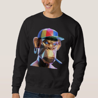 PLP Cyber Titan Geometric Ape Hoodie - Futuristisc