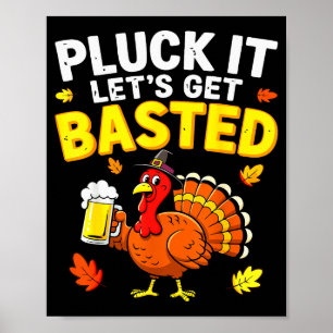Plück es, lasst uns die gebratene Shirt Männer Fra Poster