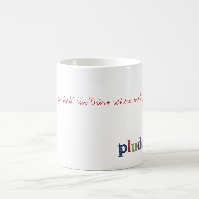 pluddel-tasse-büro kaffeetasse (Mittel)