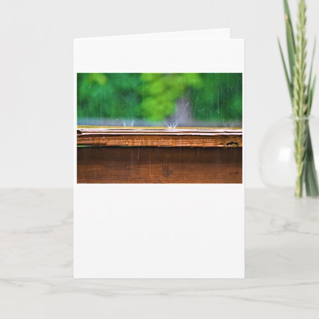 Pluie, carte (Devant)
