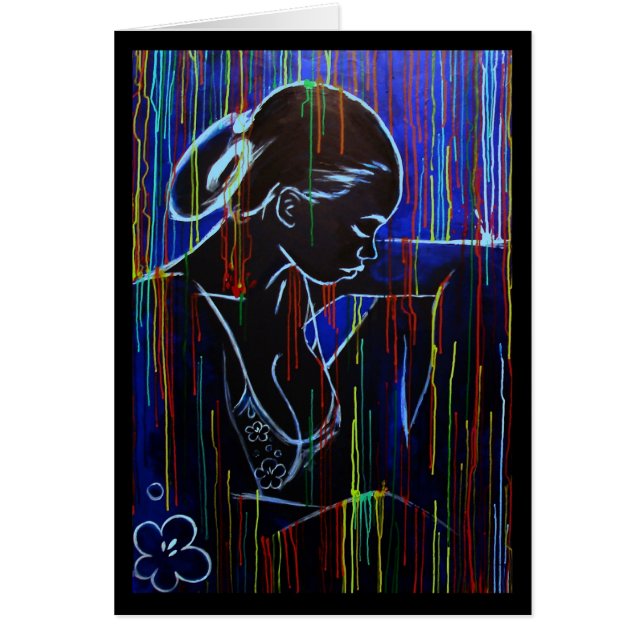 Pluie créole - bleu (Devant)