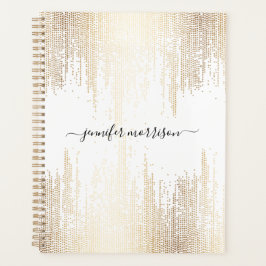 Pluie de Confetti Gold Script Glam