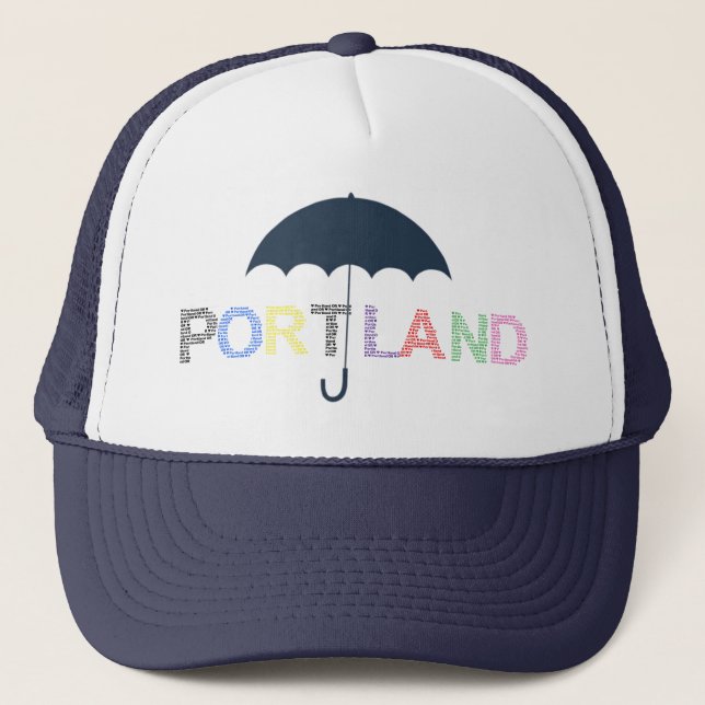 Pluie de Portland Météo Marine Casquette de baseba (Devant)