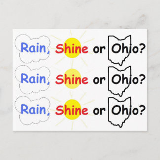 Pluie, Shine ou Ohio ? Carte postale