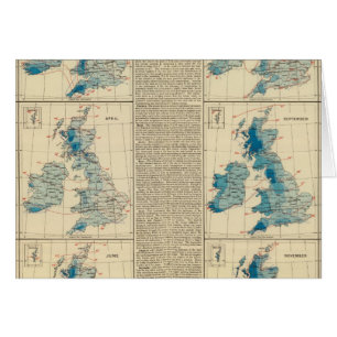 Pluie, température, îles britanniques