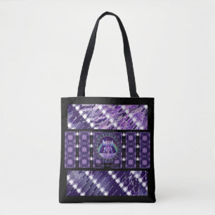 Pluie violette Sac fourre-tout de fées