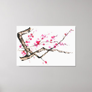 Plum Blossom - eins Leinwanddruck