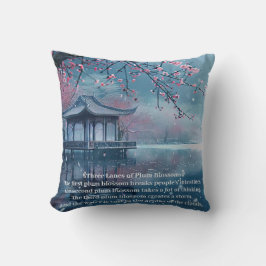 Plum Blossom Pavilion Kissen