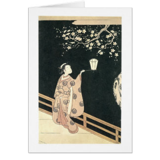 Plum Blossom Viewing, Harunobu, 1760er