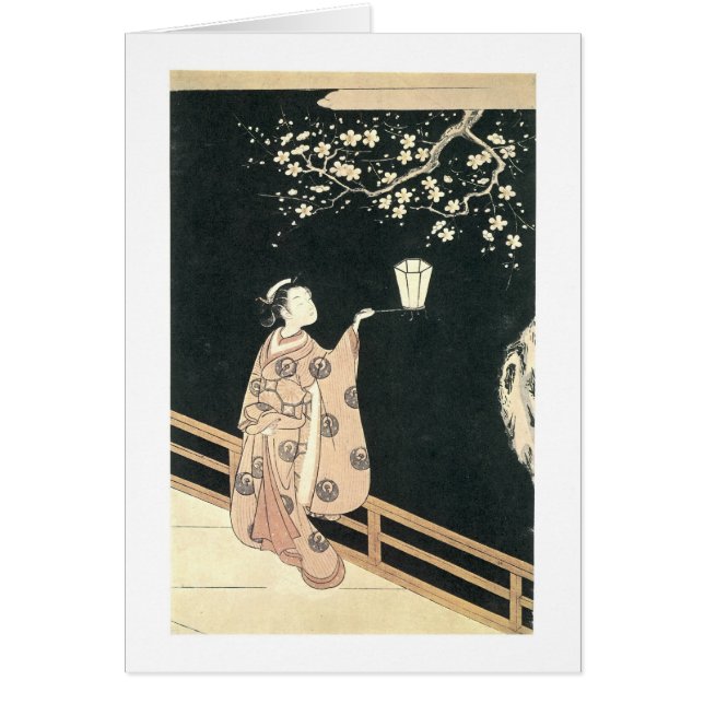 Plum Blossom Viewing, Harunobu, 1760er (Vorne)