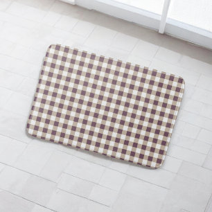 Plum Buffalo Kariert Elegantes Badezimmer Dekorati Badematte