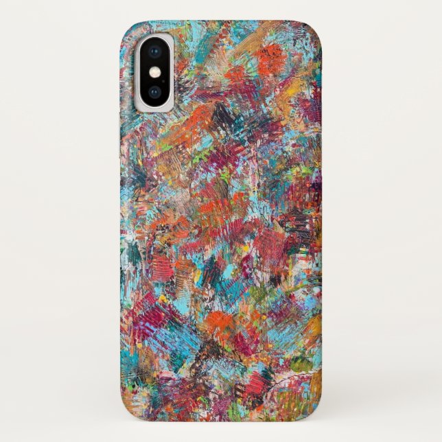Plum Crazy iPhone Case (Rückseite)