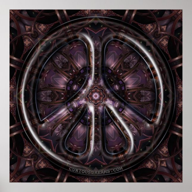 Plum Forgot Peace Poster (Vorne)