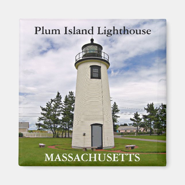 Plum Island Lighthouse, Massachusetts Magnet (Vorne)