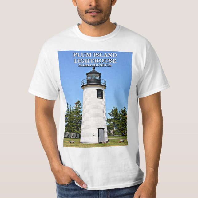 Plum Island Lighthouse, Massachusetts T - Shirt (Vorderseite)