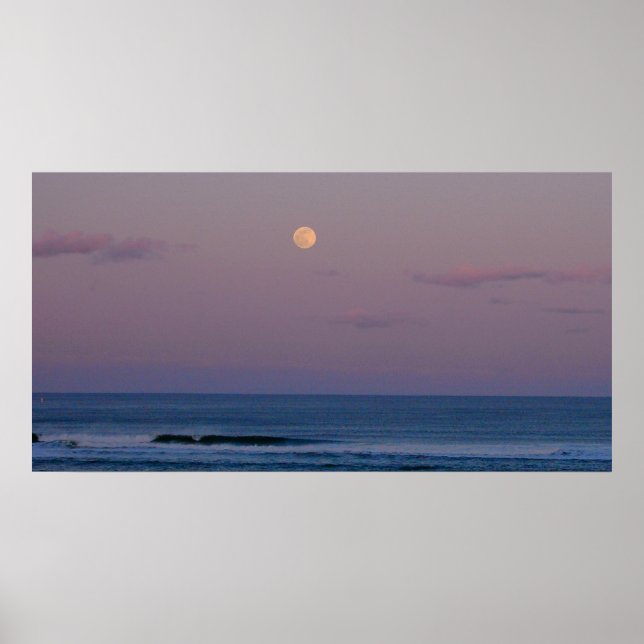 Plum Island Moonrise Poster (Vorne)