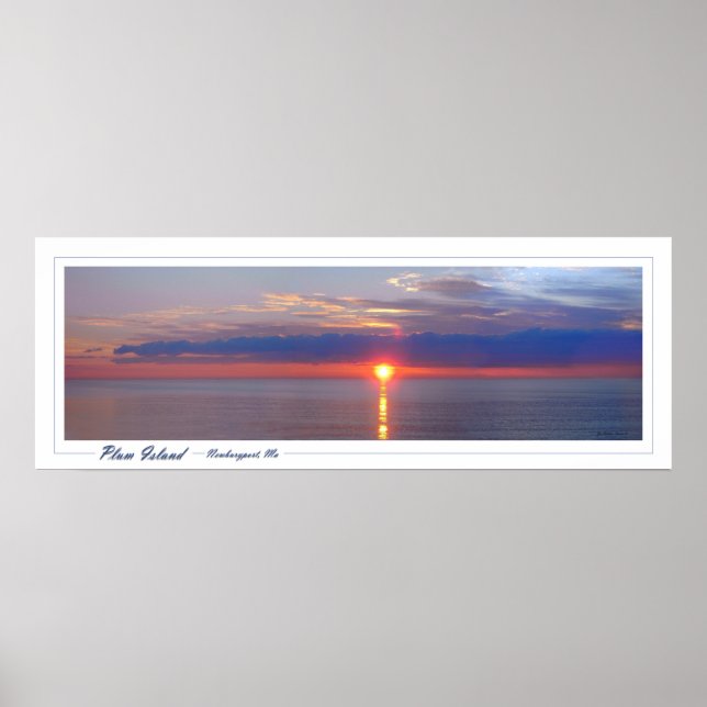 Plum Island Sunrise Poster (Vorne)