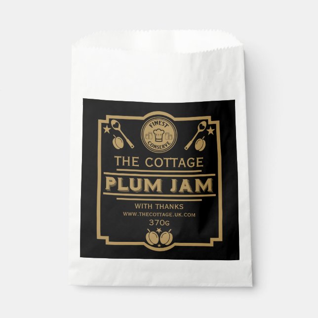 Plum Jam Conserve Maker Geschenktütchen (Vorderseite)