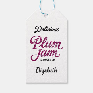 Plum Jam Tag Geschenkanhänger
