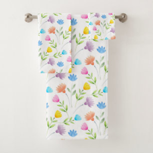 Plum jaune rose Peach bleu rose Motif floral