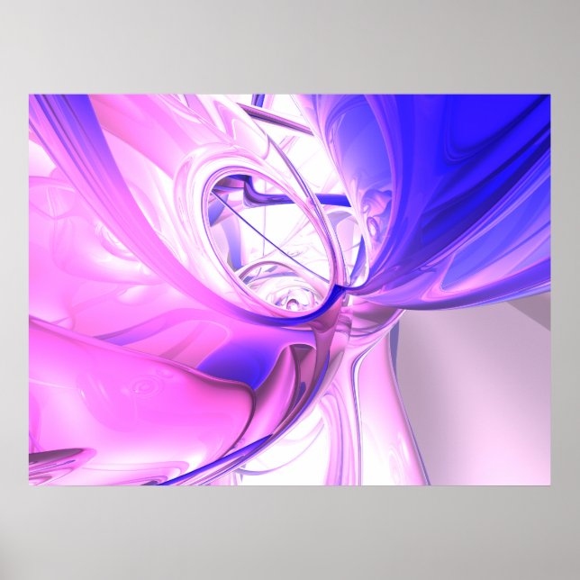 Plum Juices Abstrakt Poster (Vorne)