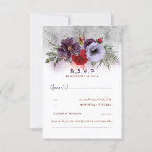 Plum lavande et mariage floral Bourgogne RSVP
