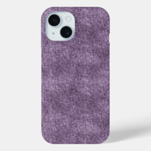 Plum Lila Denim Pattern Case-Mate iPhone Hülle