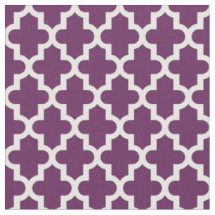 Plum Lila marokkanisch drucken Stoff