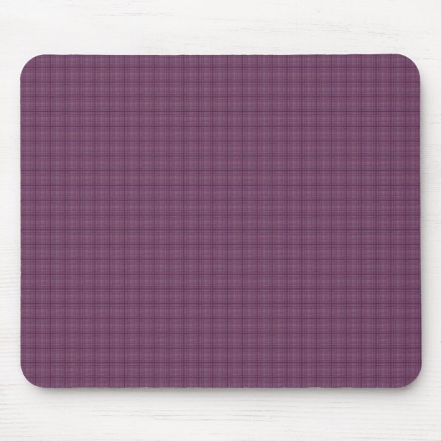 Plum Lila Squares Mousepad (Vorne)