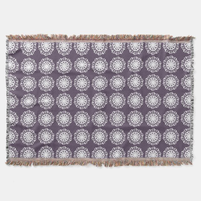Plum Mandala Decke (Vorderseite)