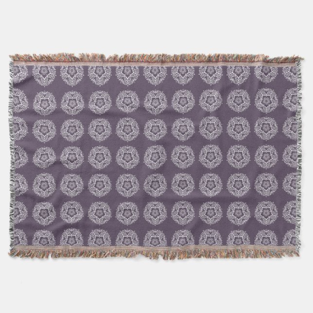 Plum Mandala Decke (Vorderseite)