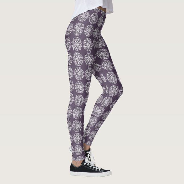 Plum Mandala Leggings (Rechts)