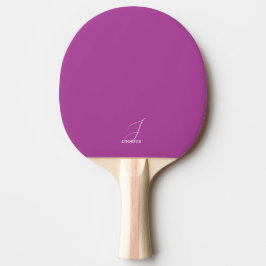 Plum Mit Monogramm Ping Pong Paddle Tischtennis Schläger