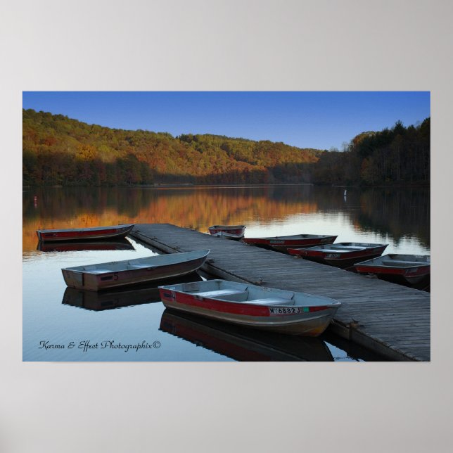 Plum Orchard Lake by  Karma & Effect Photographix Poster (Vorne)