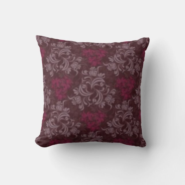 Plum Passion Designer Pillow Kissen (Vorderseite)