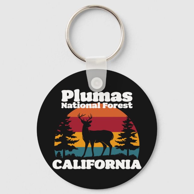 Plumas National Forest California Schlüsselanhänger (Vorderseite)