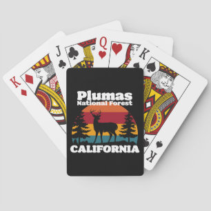 Plumas National Forest California Spielkarten