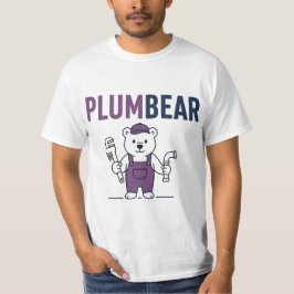 Plumbär – Lustiger Bär Klempner Wortspiel T-Shirt