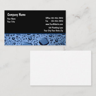 Plumber Business Cards Visitenkarte