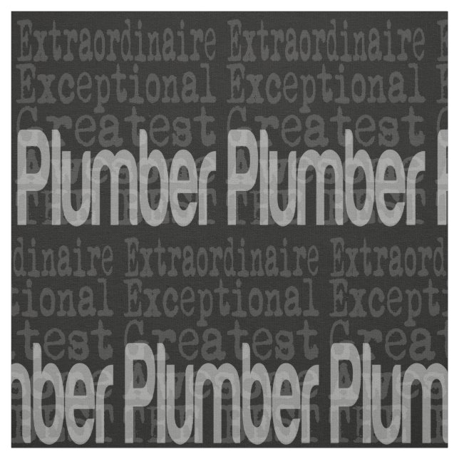 Plumber Extraordinator Stoff (Muster)