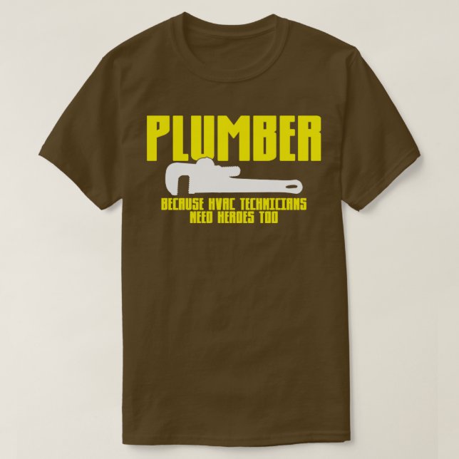 Plumber Pipefitter T-Shirt (Design vorne)