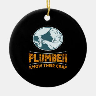 Plumber Plumbing Keramik Ornament