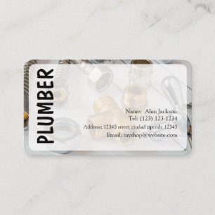 PLUMBER-Visitenkarte bearbeitet Visitenkarte