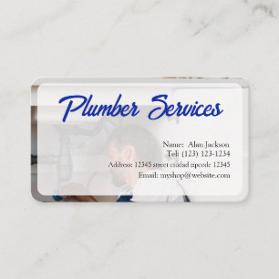 PLUMBER-Visitenkarte bearbeitet Visitenkarte