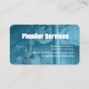 PLUMBER-Visitenkarte bearbeitet Visitenkarte