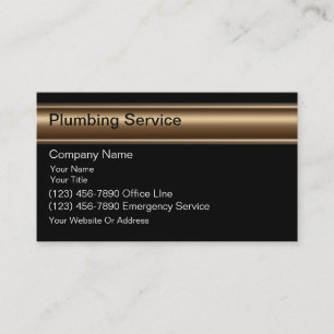 Plumber-Visitenkarten Visitenkarte