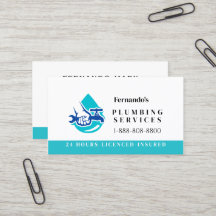 Plumbing Service Water Drop Logo Plumber Business