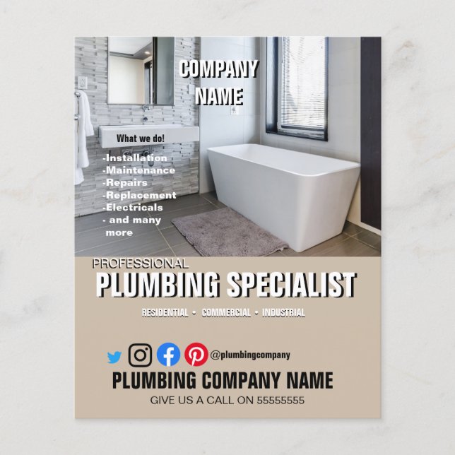 PLUMBING SPECIALIST Installateur Flyer (Vorne)
