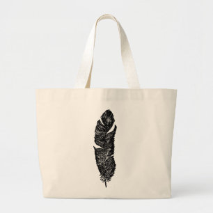 Plume Antique sur Sac Fourre-Tout