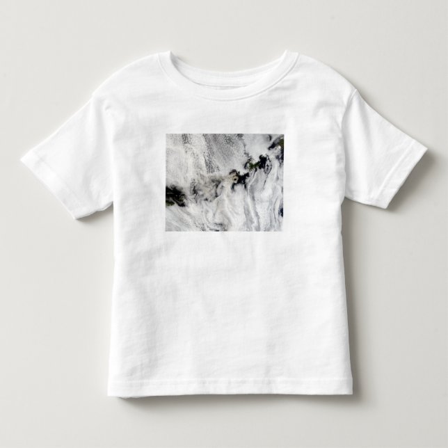 Plume aus dem Okmok-Vulkan, den Aleusianinseln Kleinkind T-shirt (Vorderseite)
